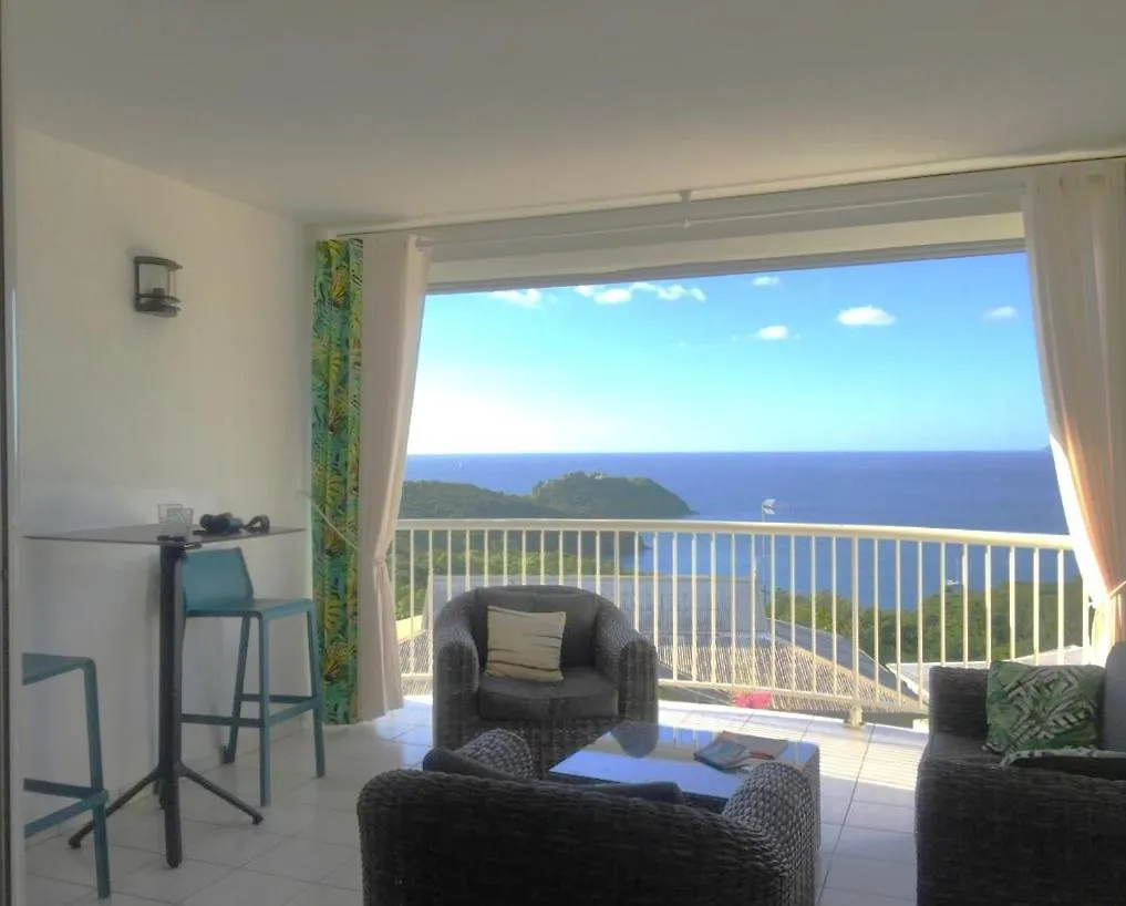 Bleu Caiali - Splendide Vue Mer - 2 Ch - 2 Sdb - 4 Personnes Les Trois-Ilets Martinique